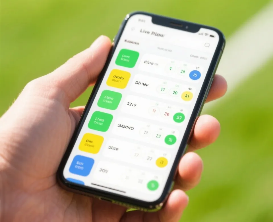 赛程与比分工具示意图